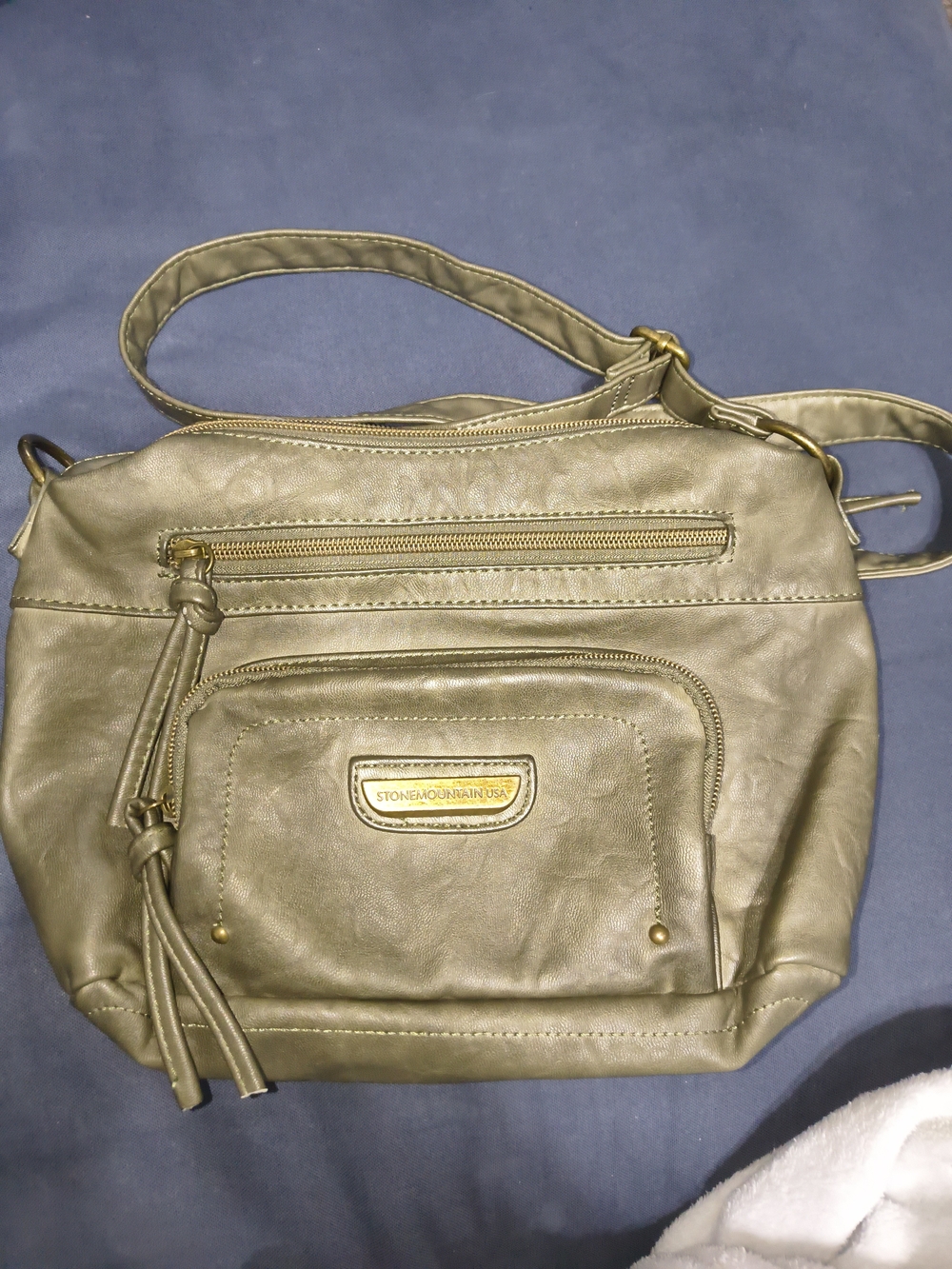 Stone Mountain Accessories Olive Crossbody Bag - Olive Green Shoulder Purse